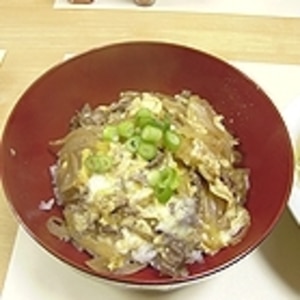 牛丼の卵とじ☆